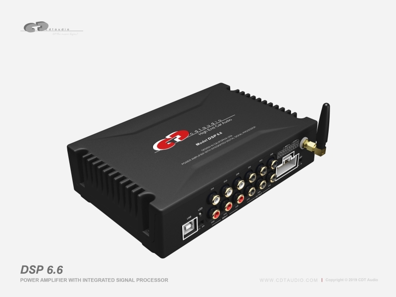 DSP 6.6 amplifier with digital processor